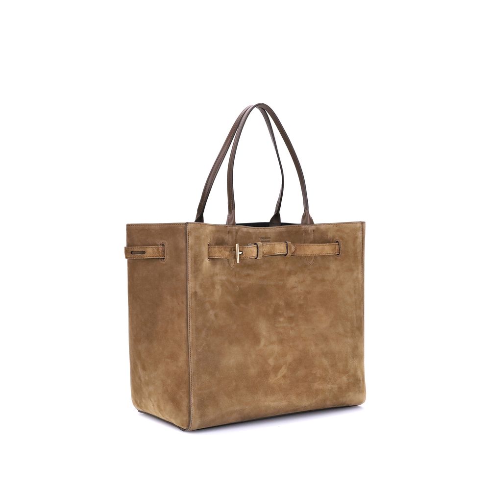 Suede Tote Bag