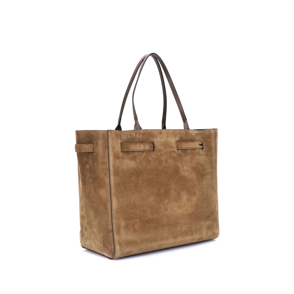 Suede Tote Bag