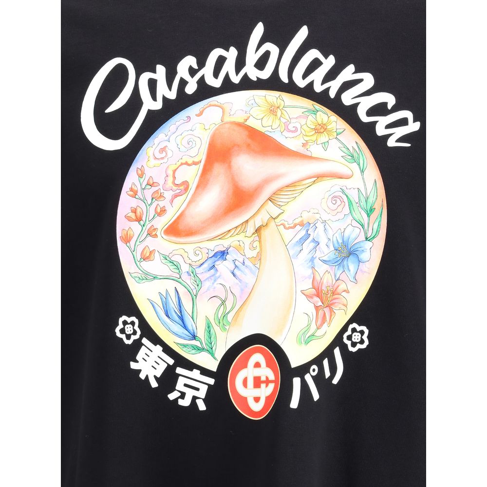 Mushroom Emblem printed T-Shirt