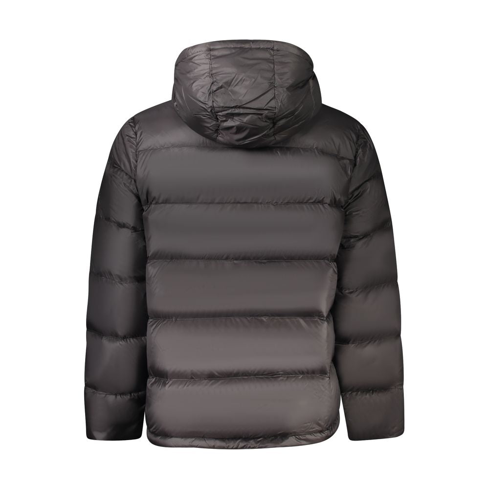 Chaqueta negra de poliamida para hombre