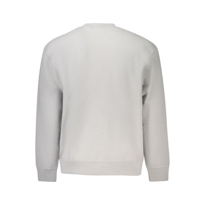 Gray Cotton Men Sweater