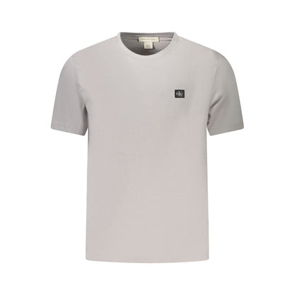 Camiseta de hombre de algodón gris