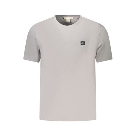 Camiseta de hombre de algodón gris