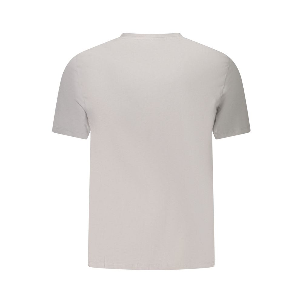 Camiseta de hombre de algodón gris