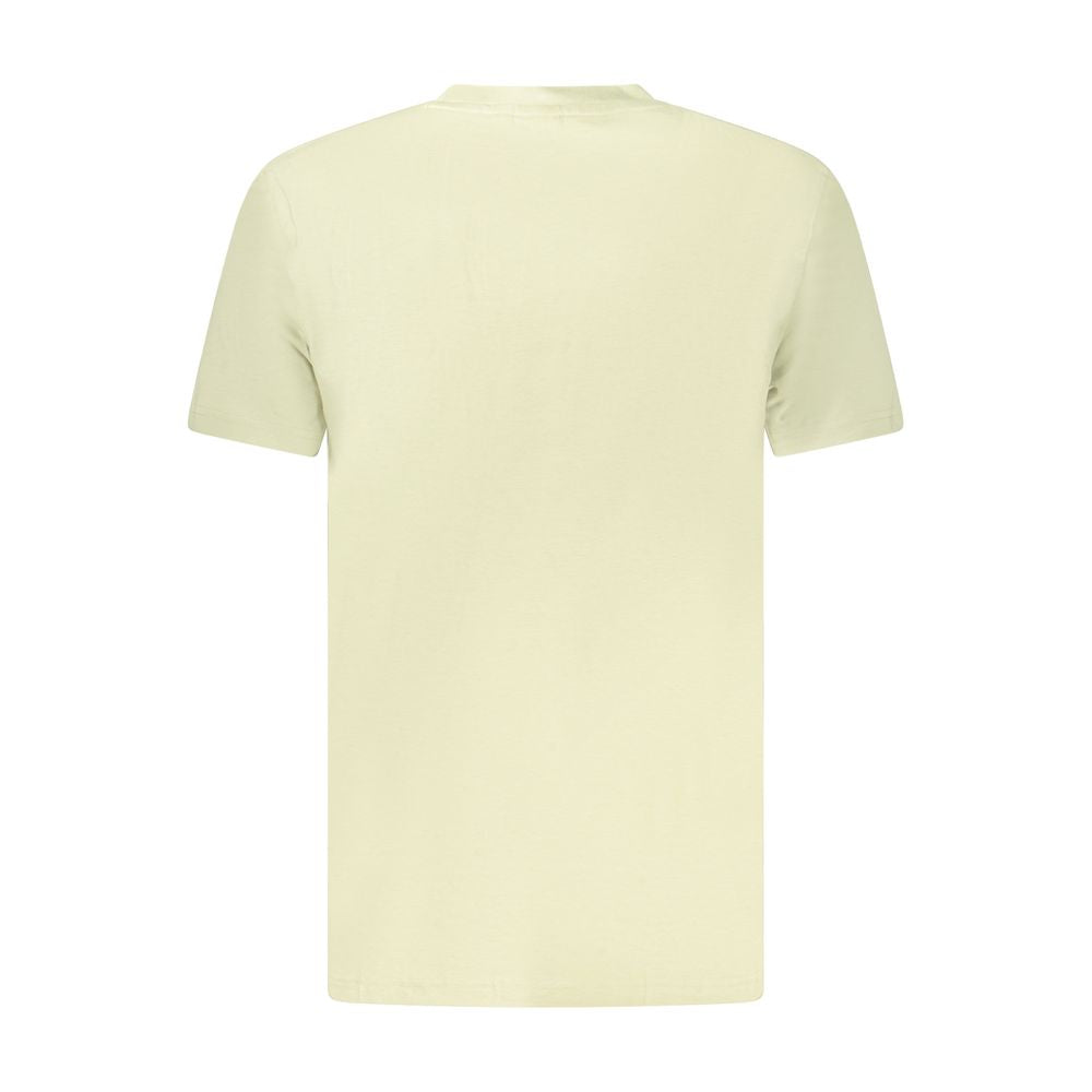 Camiseta verde de algodón para hombre