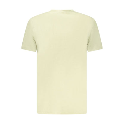 Camiseta verde de algodón para hombre