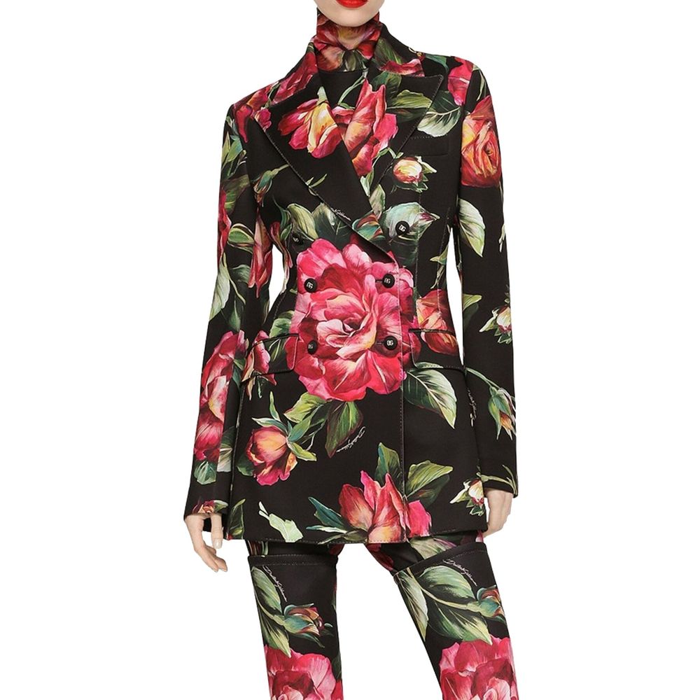 Flower Print Blazer