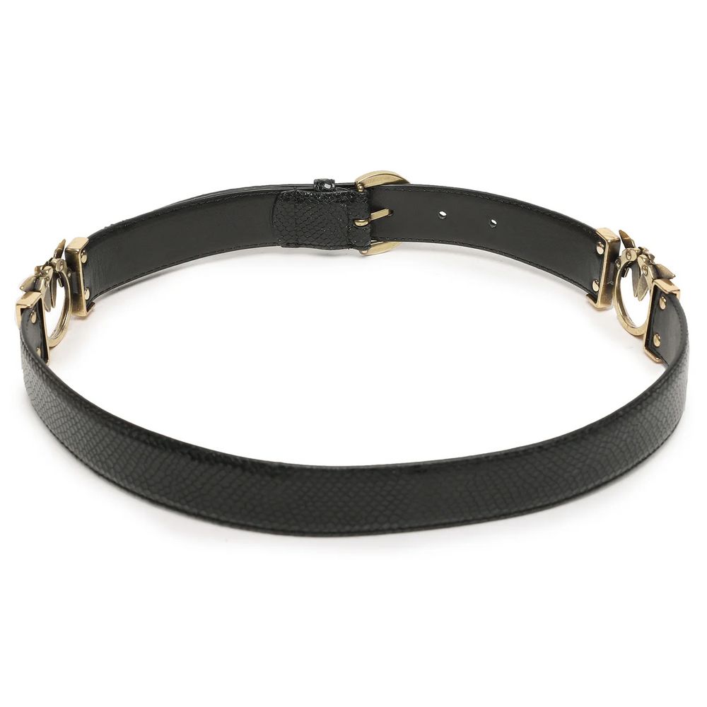 Black Calfskin Belt
