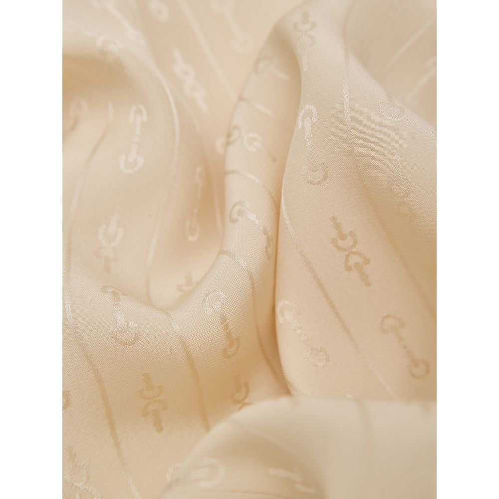 Beige Silk Shirt