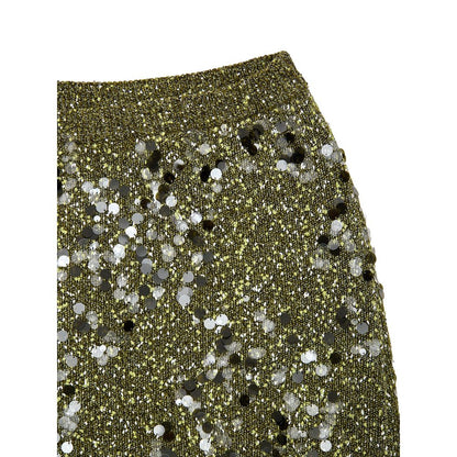Green Viscose Skirt