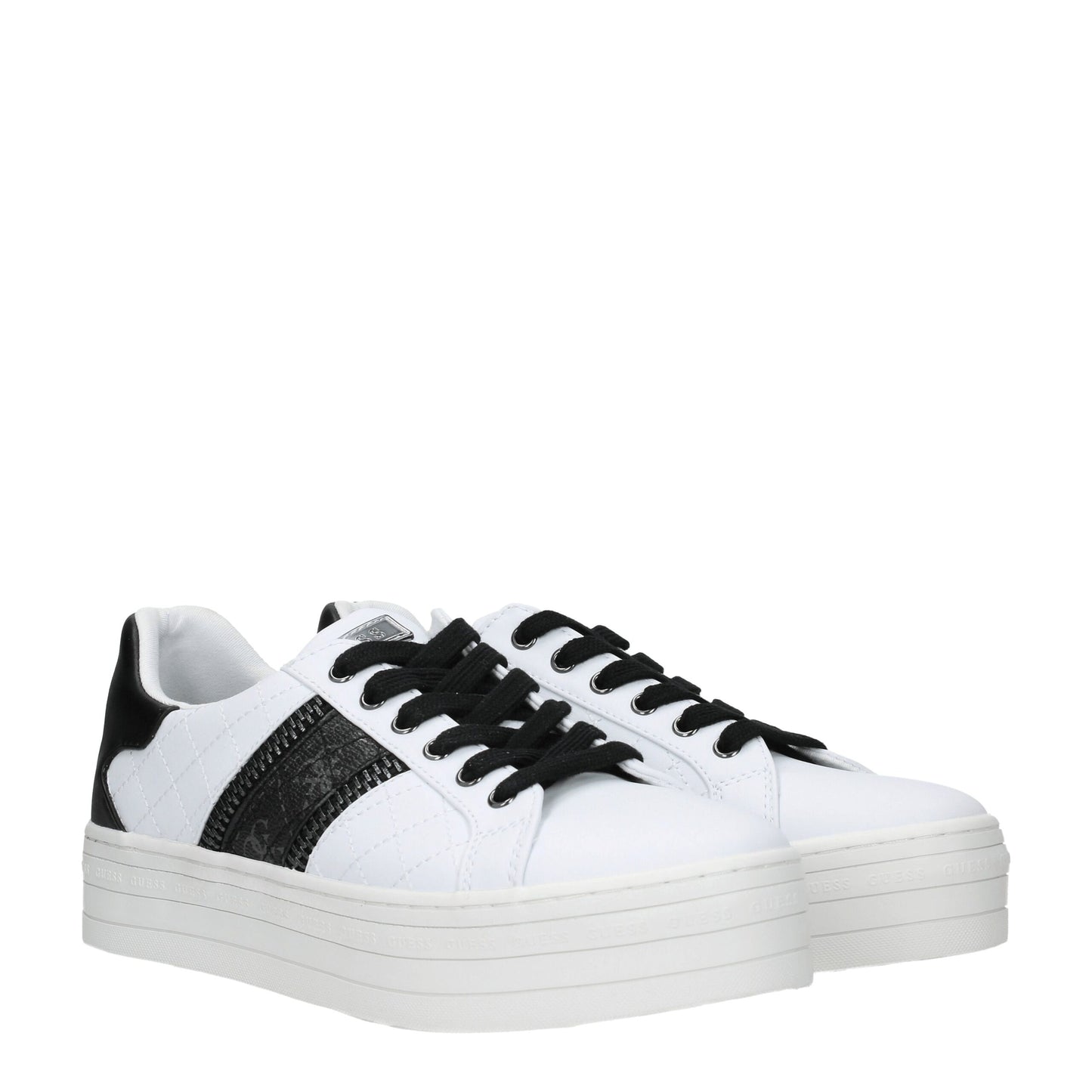 White Polyethylene Sneakers