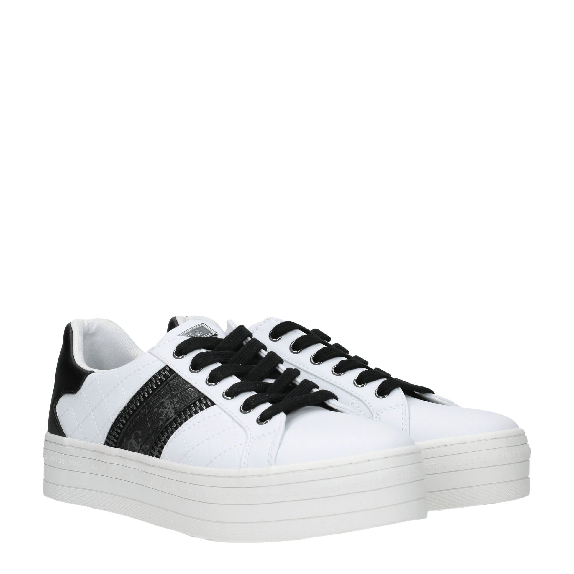 White Polyethylene Sneakers