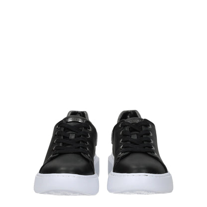 Black Polyethylene Platform Sneakers