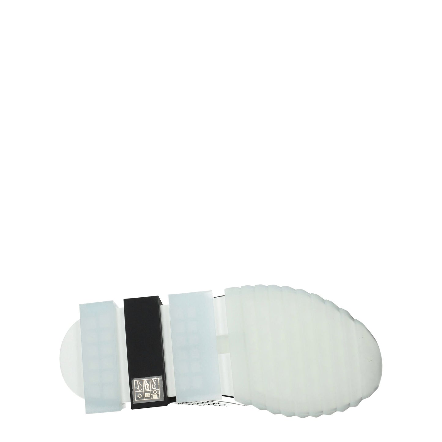 White Fabric Sneakers