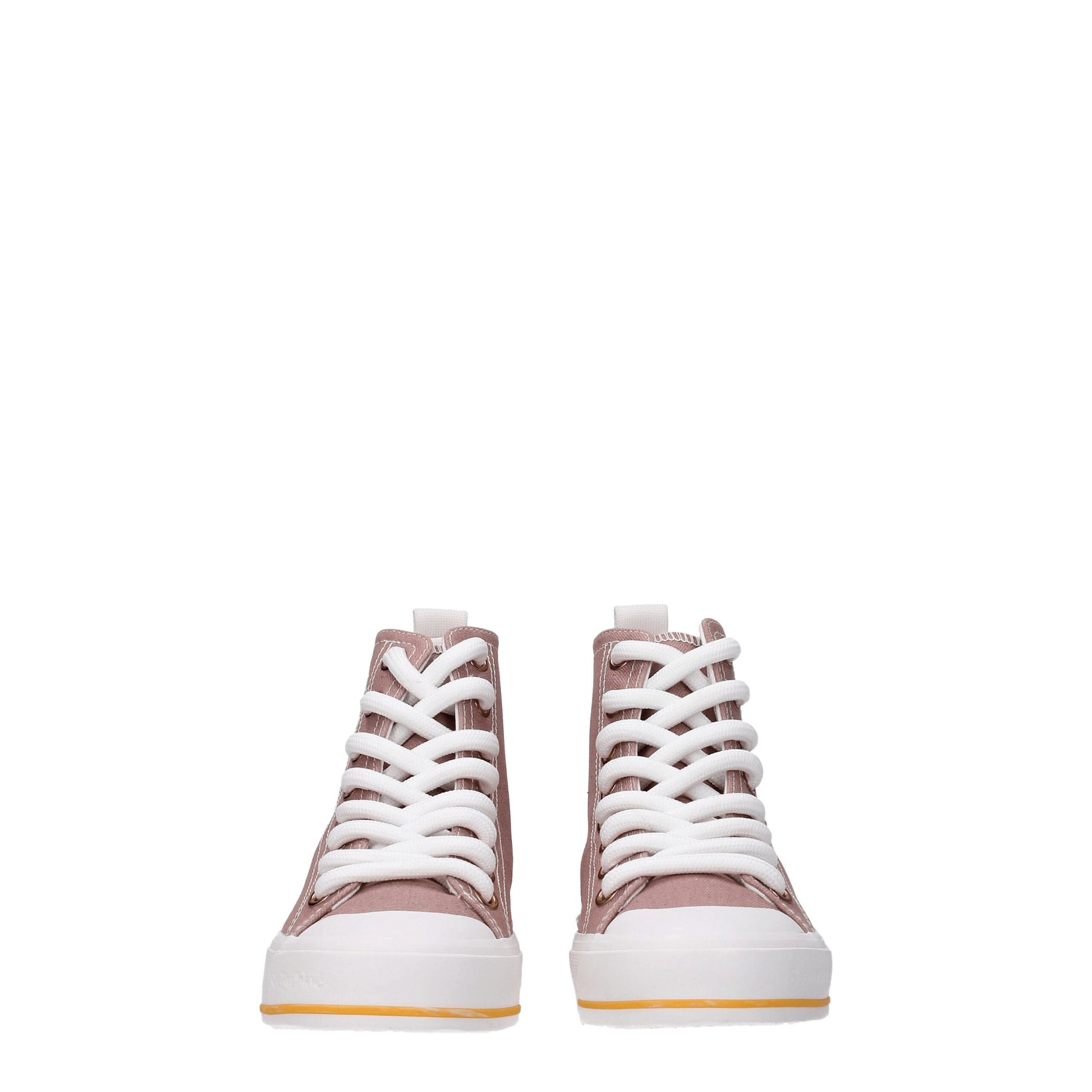 Pink Fabric High Tops