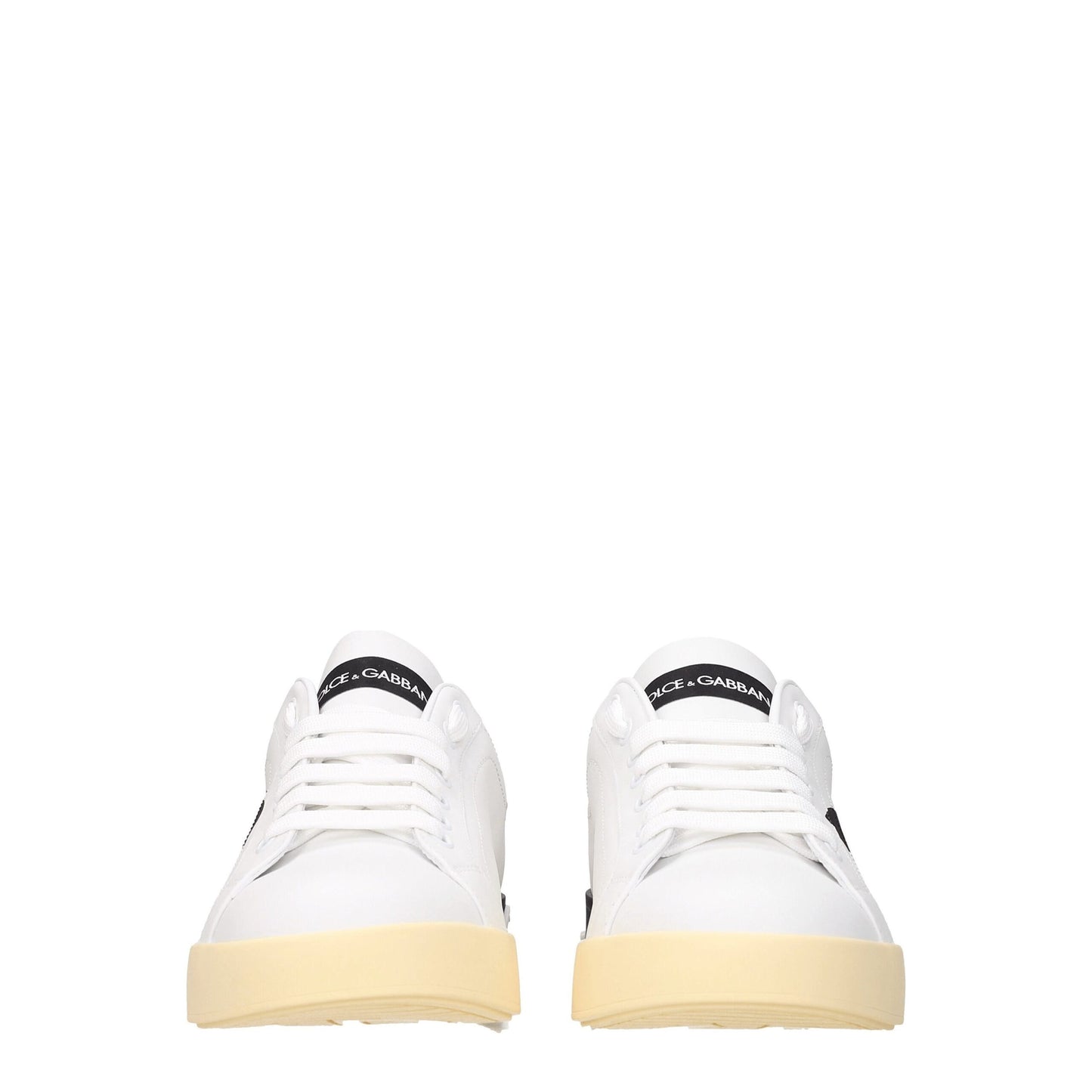 White Leather Low Tops