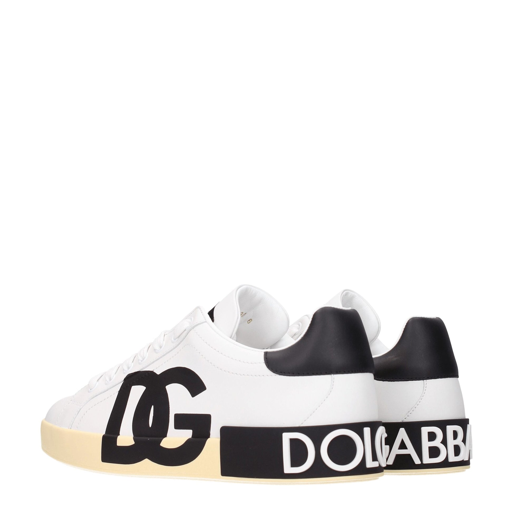 White Leather Low Tops