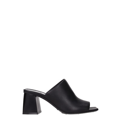 Black Leather Sandal