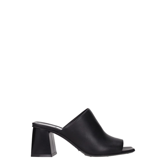 Black Leather Sandal