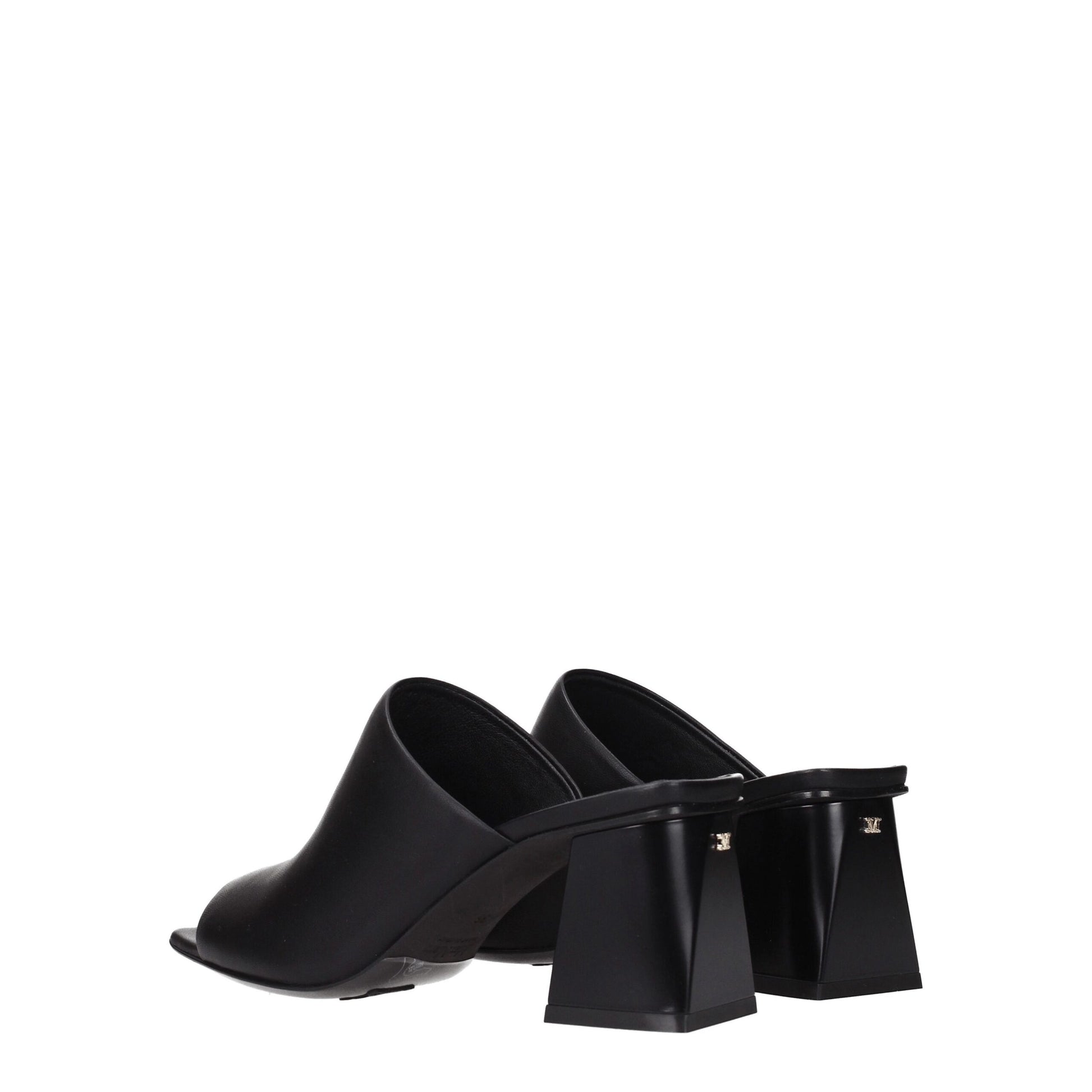 Black Leather Sandal