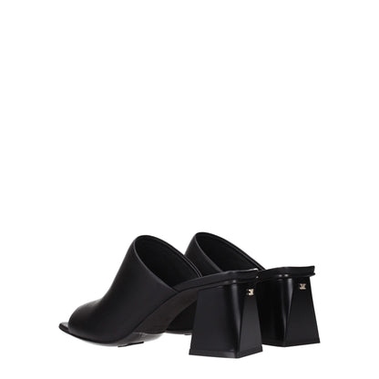 Black Leather Sandal