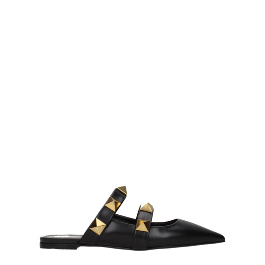 Black Leather Sandal
