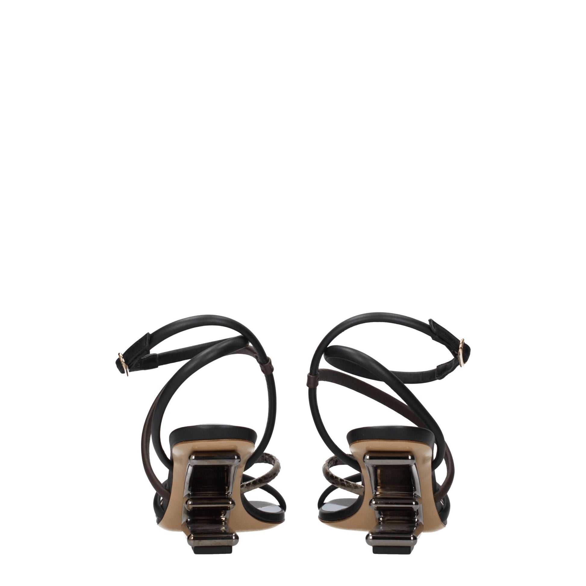 Multicolor Leather Sandal