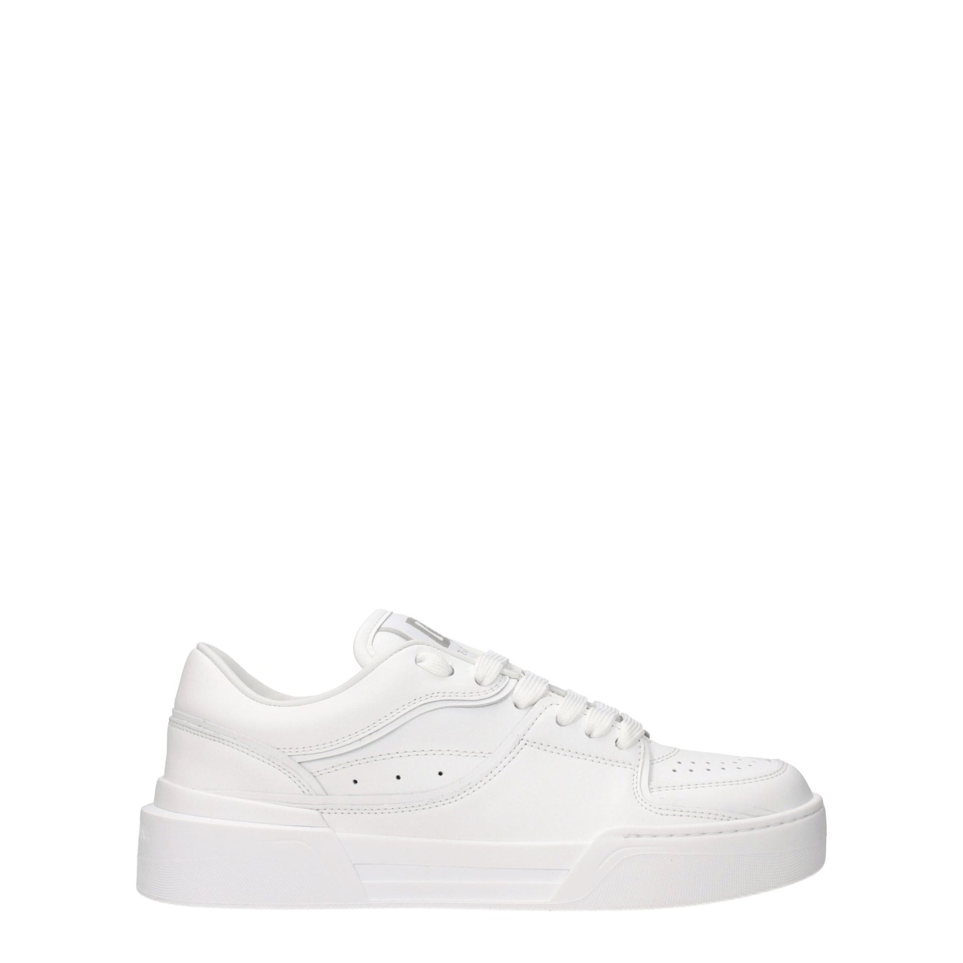 White Leather Low Tops