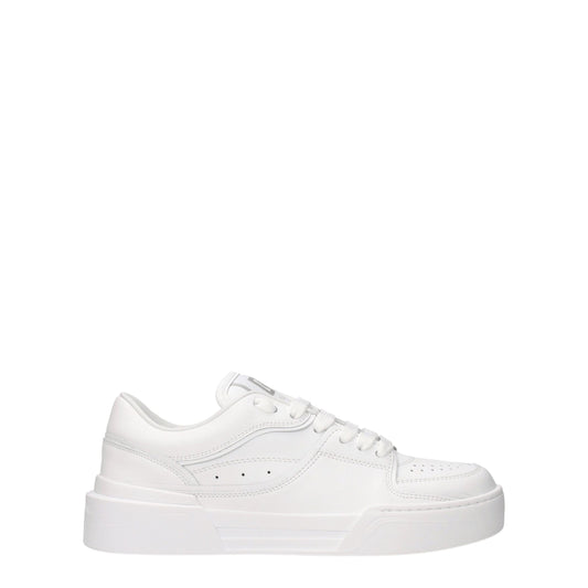 White Leather Low Tops
