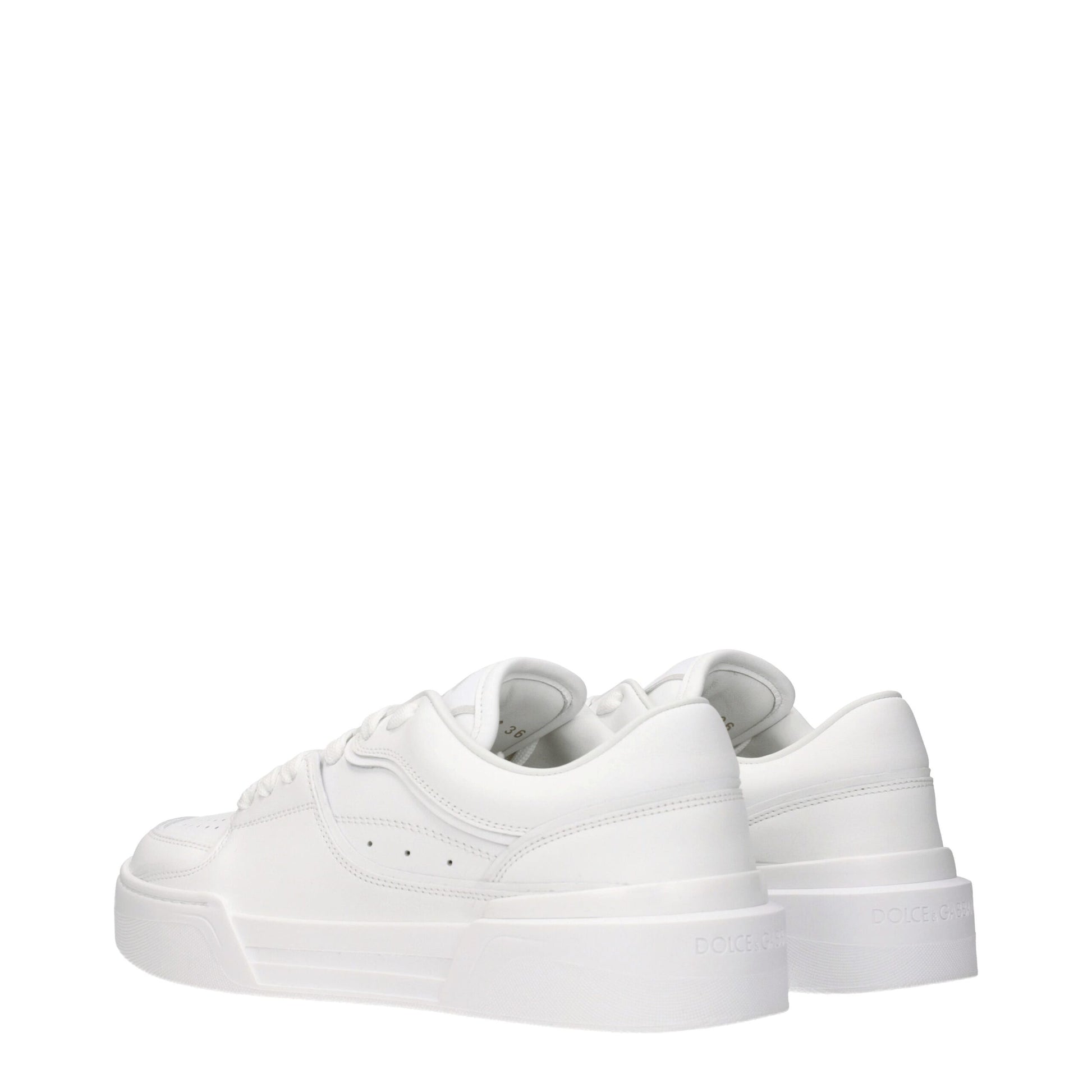 White Leather Low Tops