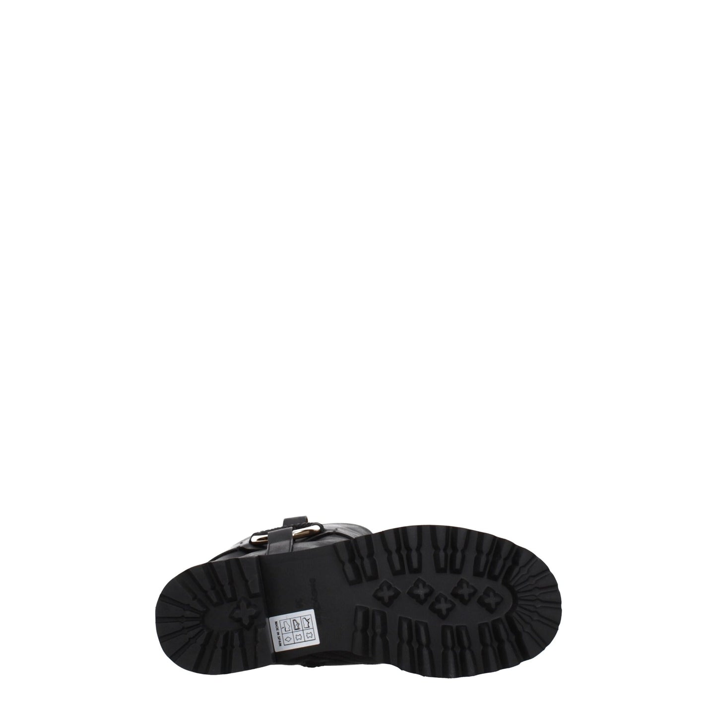 Bota de piel negra