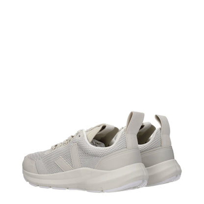 Gray Fabric Athletic Sneakers