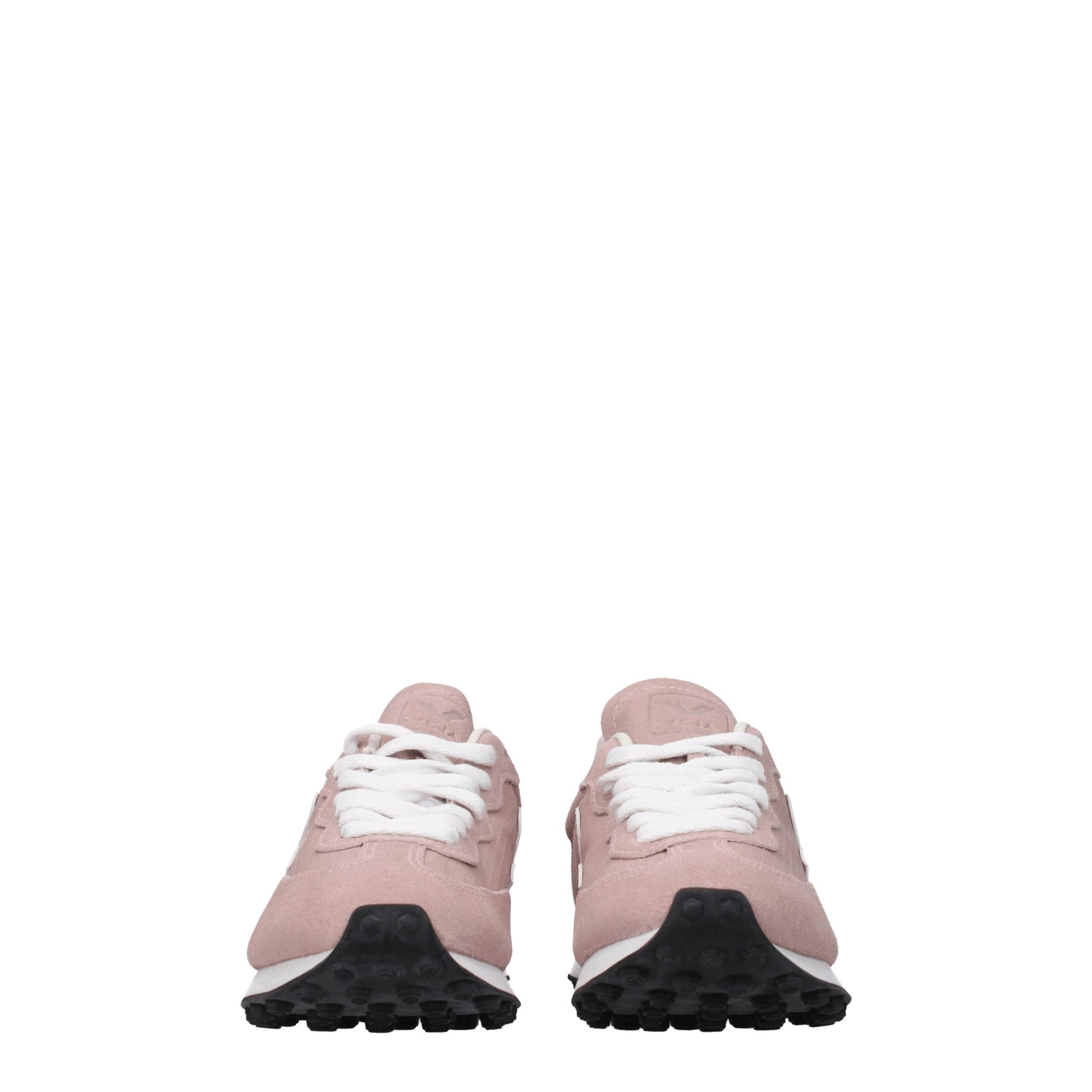 Pink Leather Low Tops