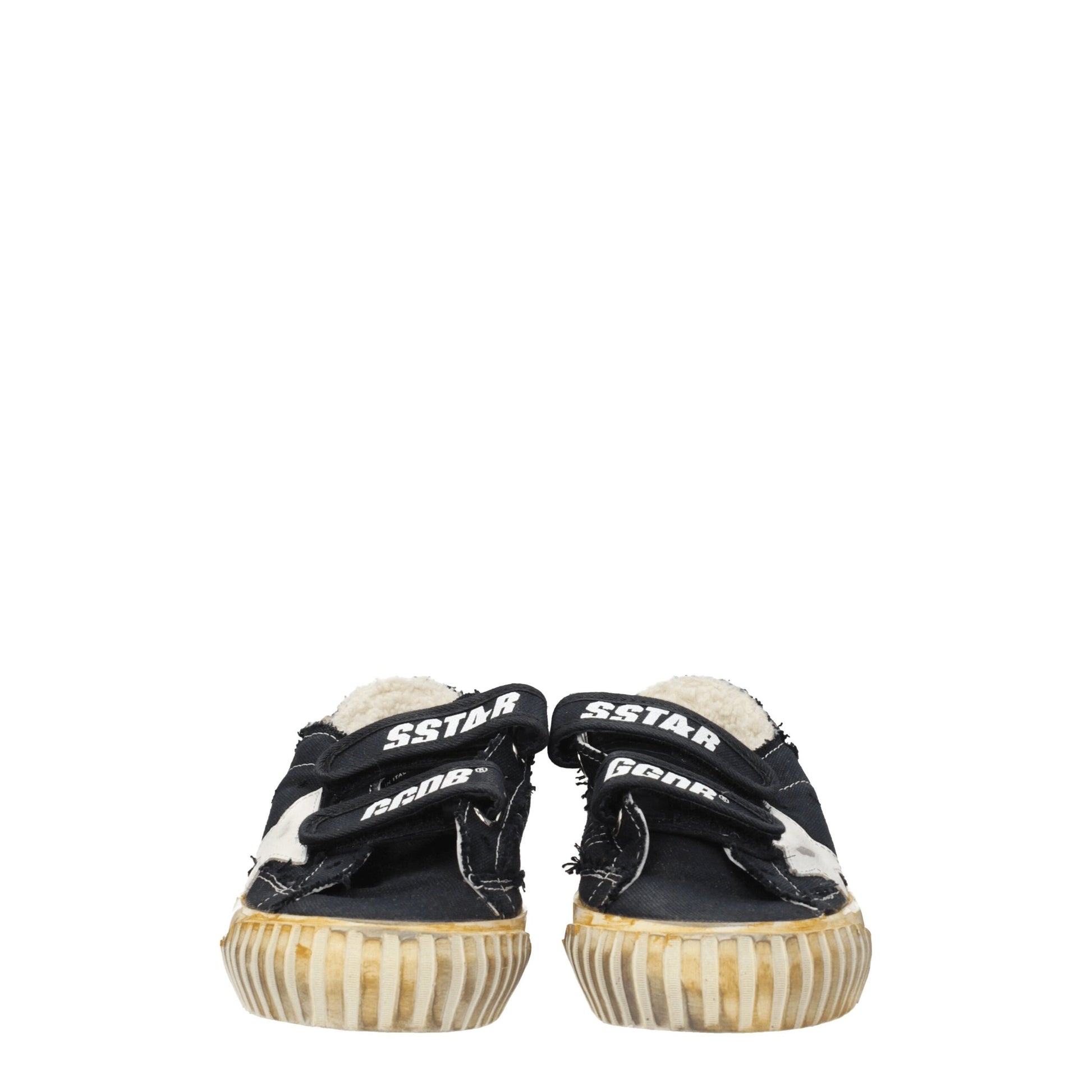 Black Fabric Sneakers