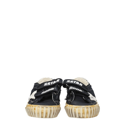 Black Fabric Sneakers