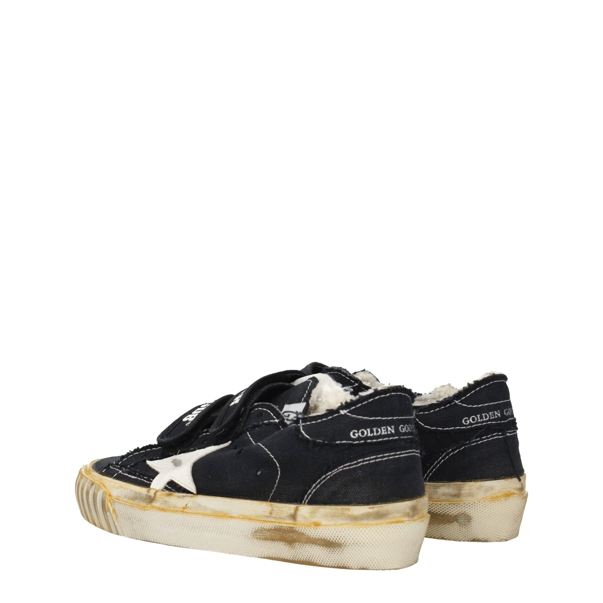 Black Fabric Sneakers