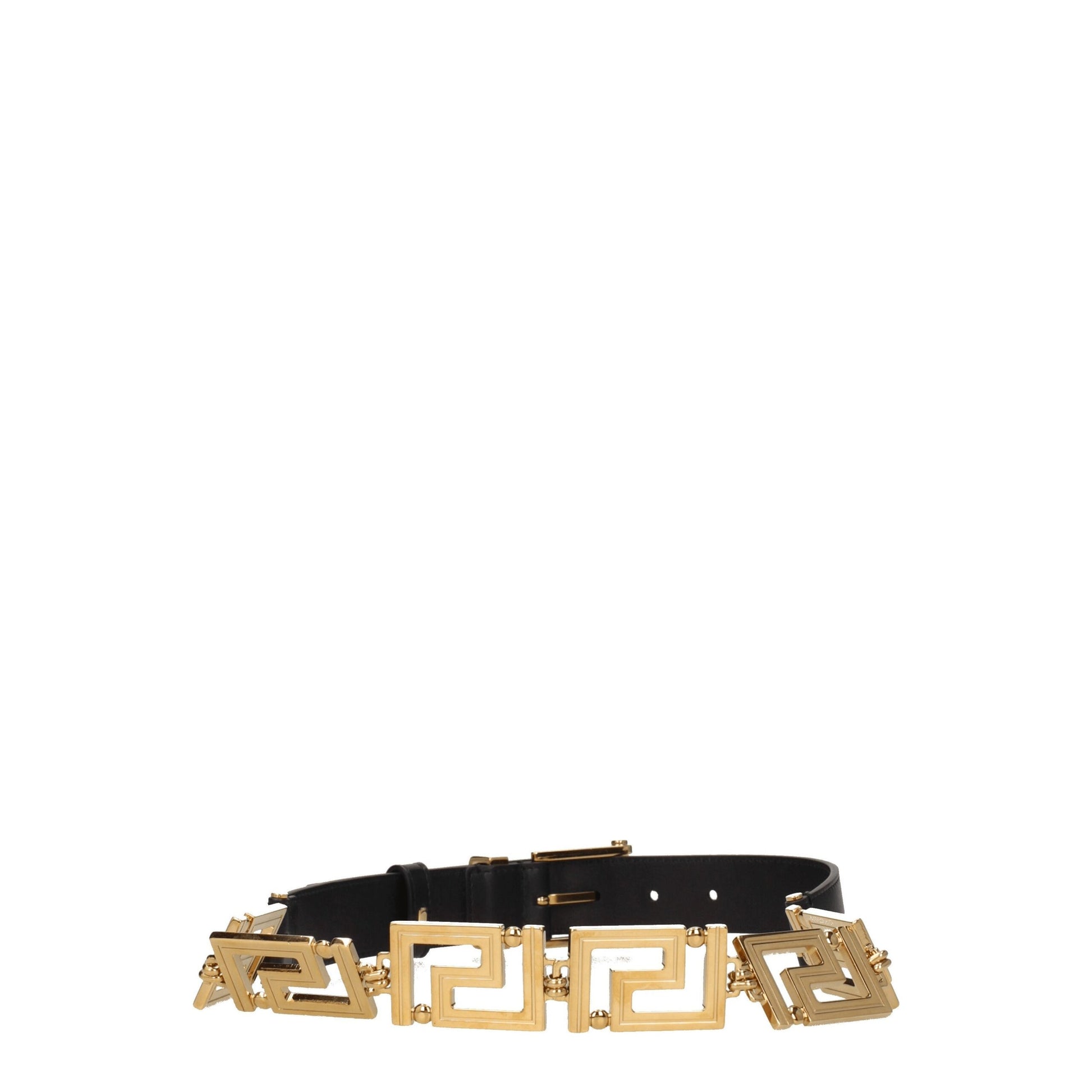 Black Leather Regular Belts