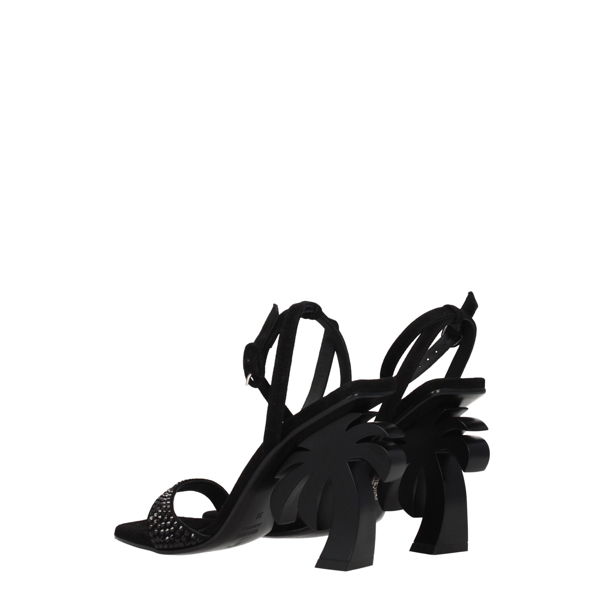 Black Leather Sandal