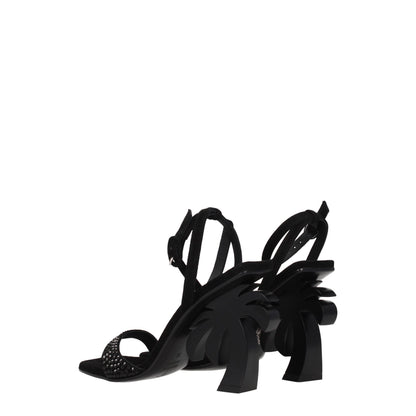 Black Leather Sandal