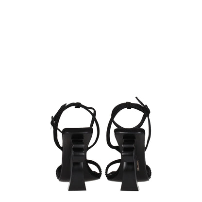 Black Leather Sandal