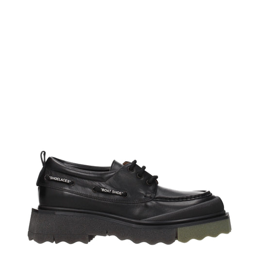 Black Leather Oxfords And Derby