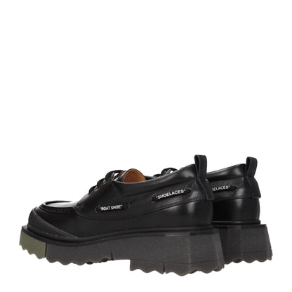 Black Leather Oxfords And Derby