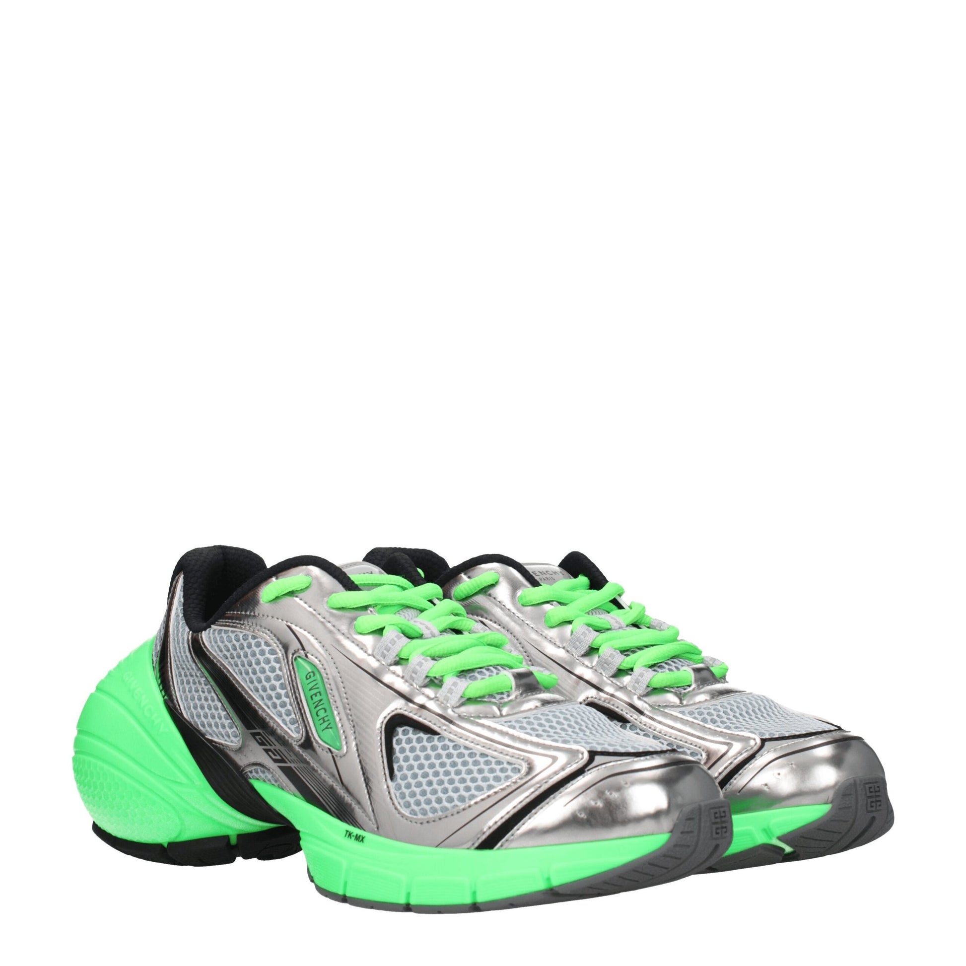 Gray Fabric Athletic Sneakers