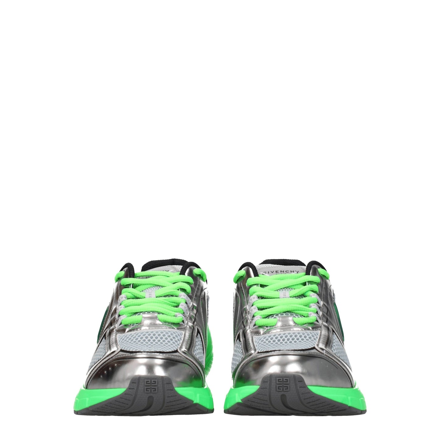 Gray Fabric Athletic Sneakers