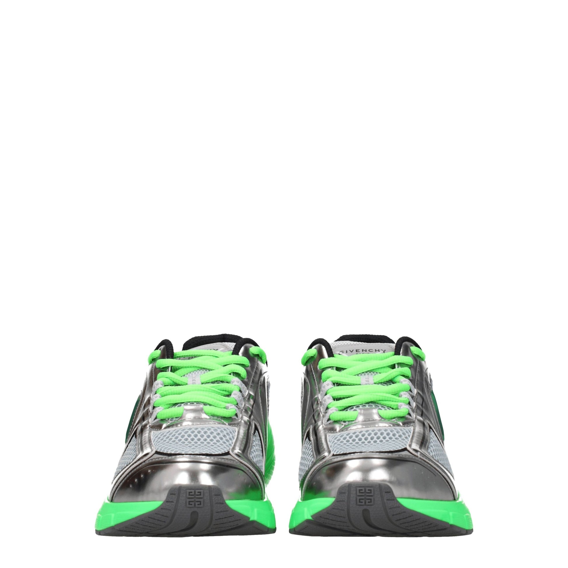 Gray Fabric Athletic Sneakers