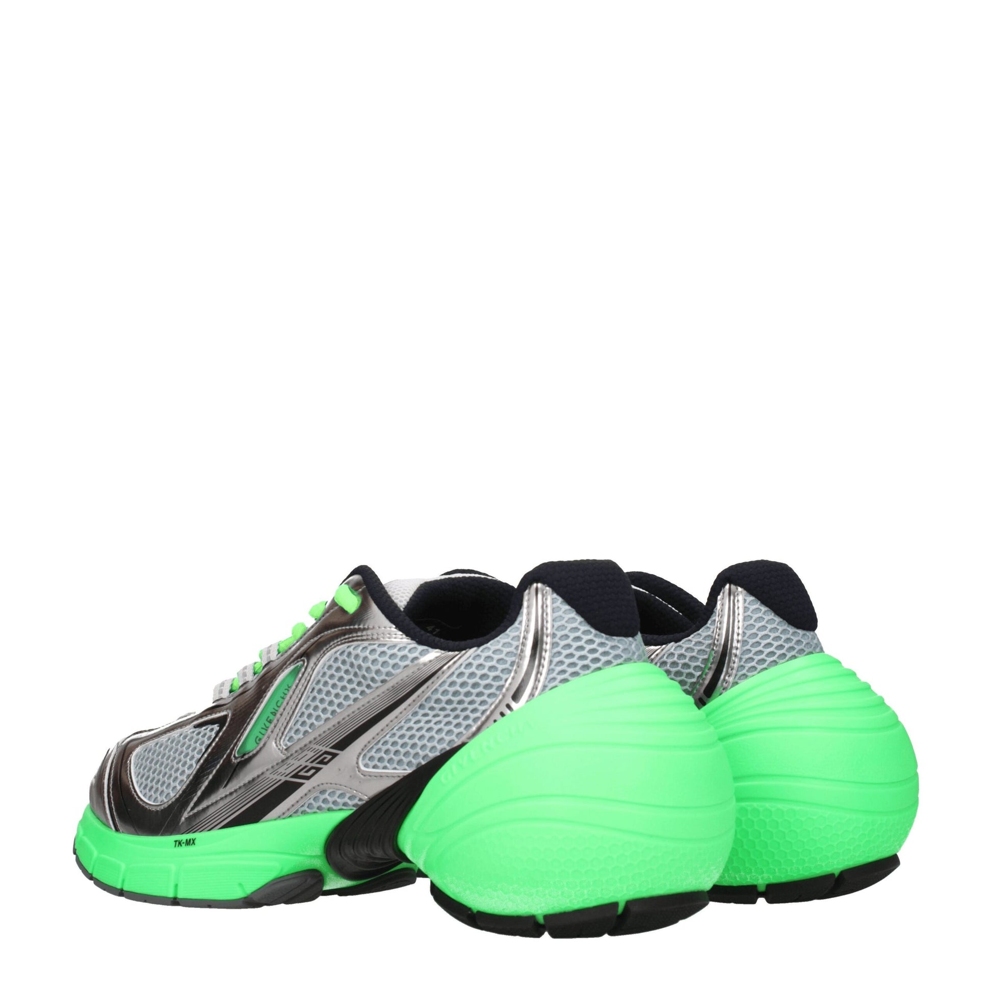 Gray Fabric Athletic Sneakers