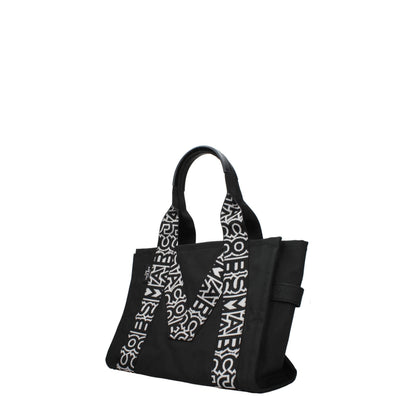 Black Fabric Shoulder Bags