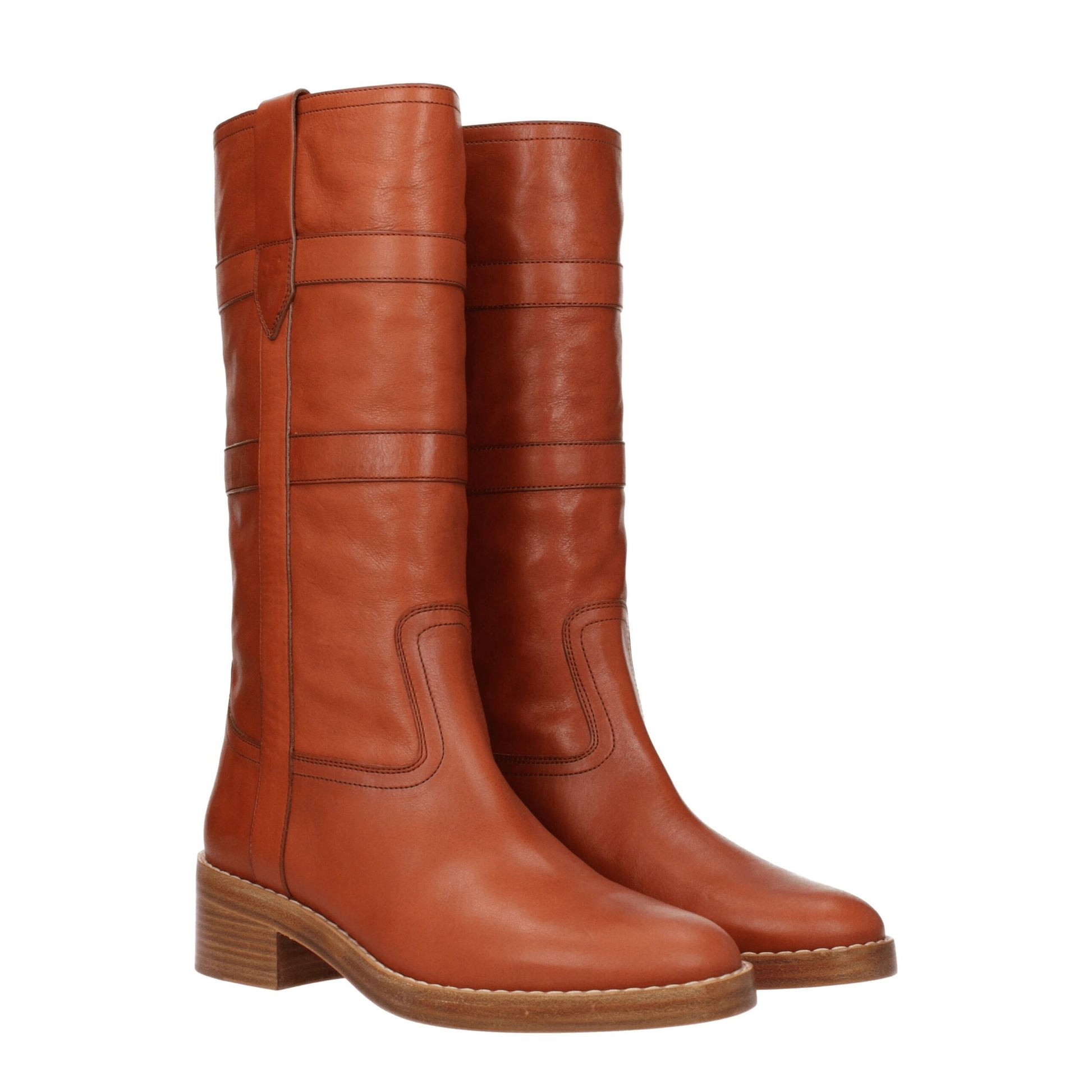 Brown Leather Boots