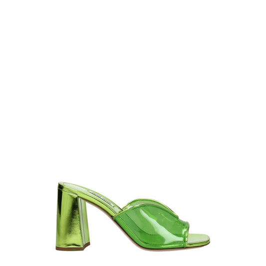 Green Plexiglass Platforms