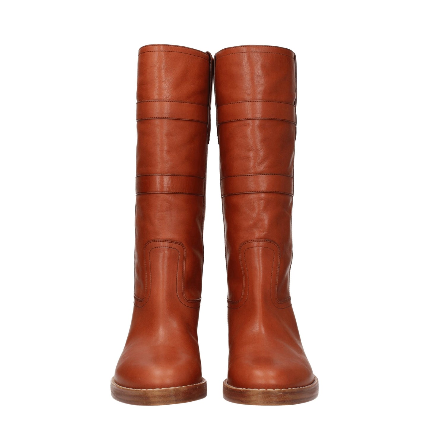 Brown Leather Boots